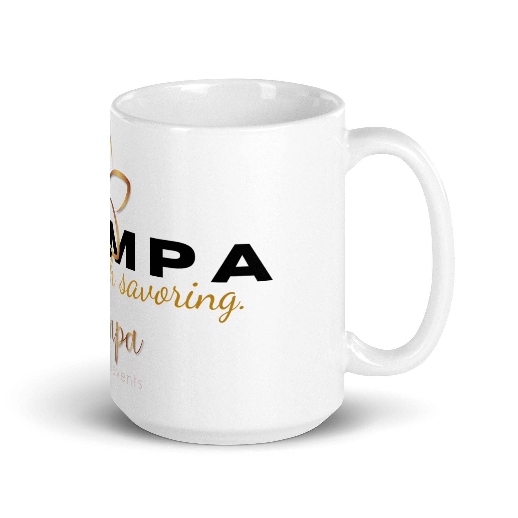 Champa White Glossy Mug - Image 4