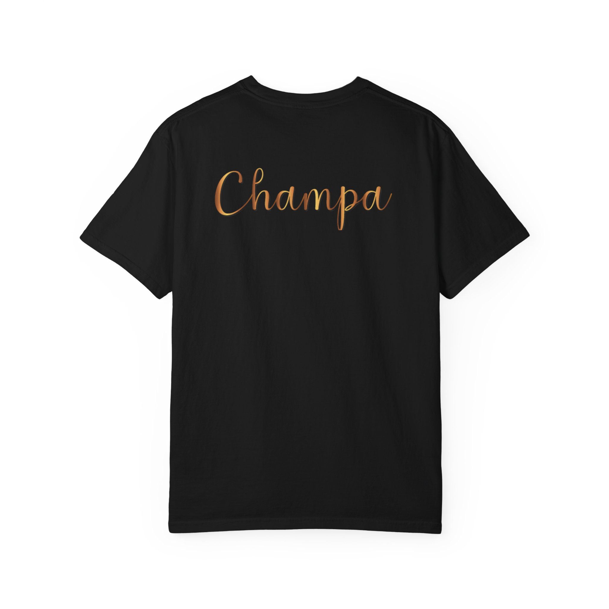Champa T-shirt | Floral Logo Tee - Image 10