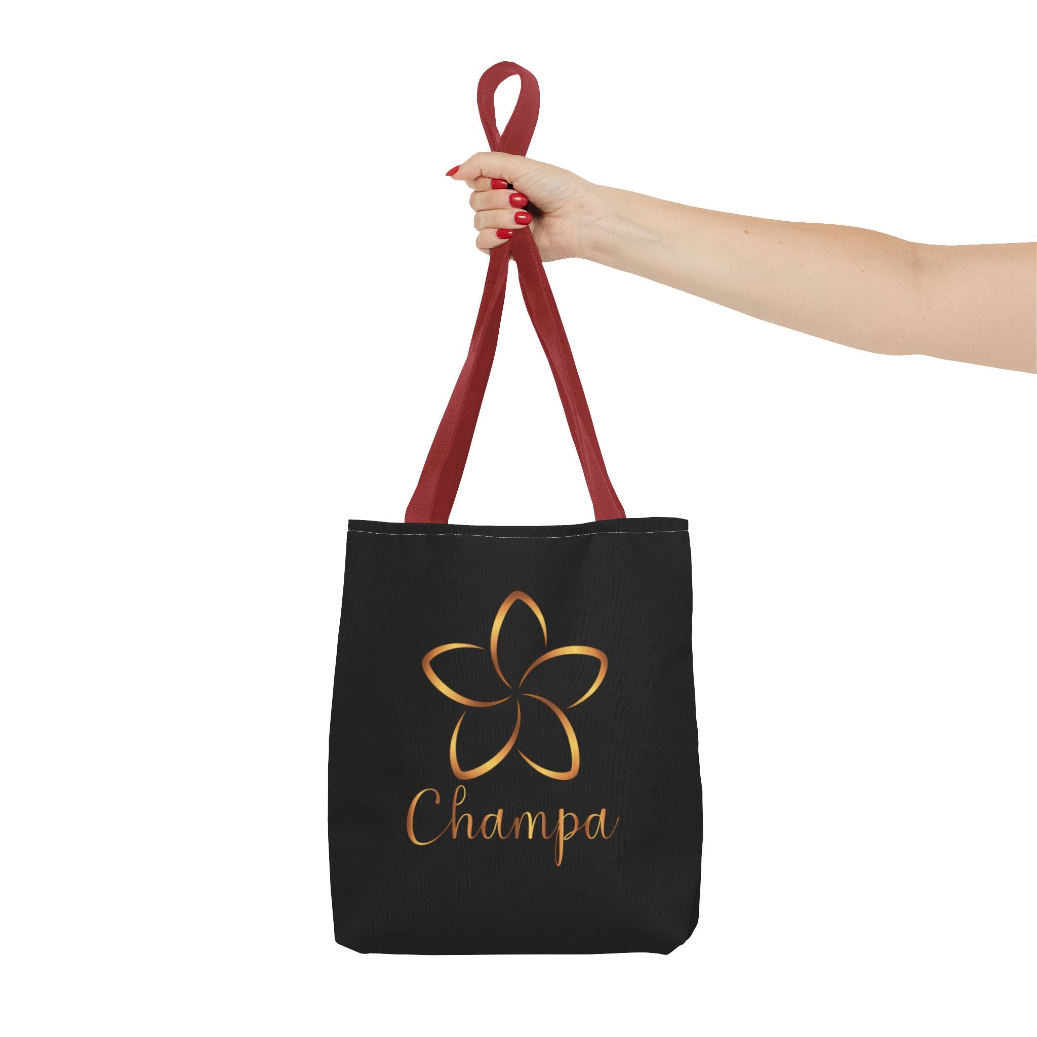 Champa Tote Bag | Inspirational Typography Canvas Tote - Image 8