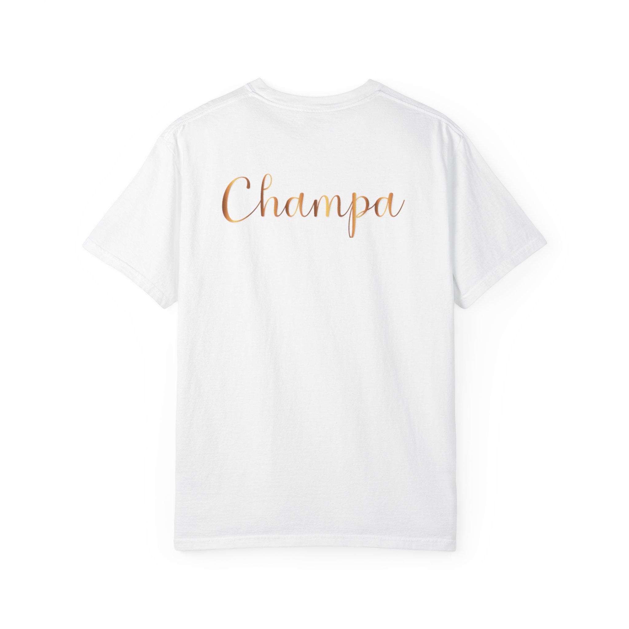 Champa T-shirt | Floral Logo Tee - Image 2
