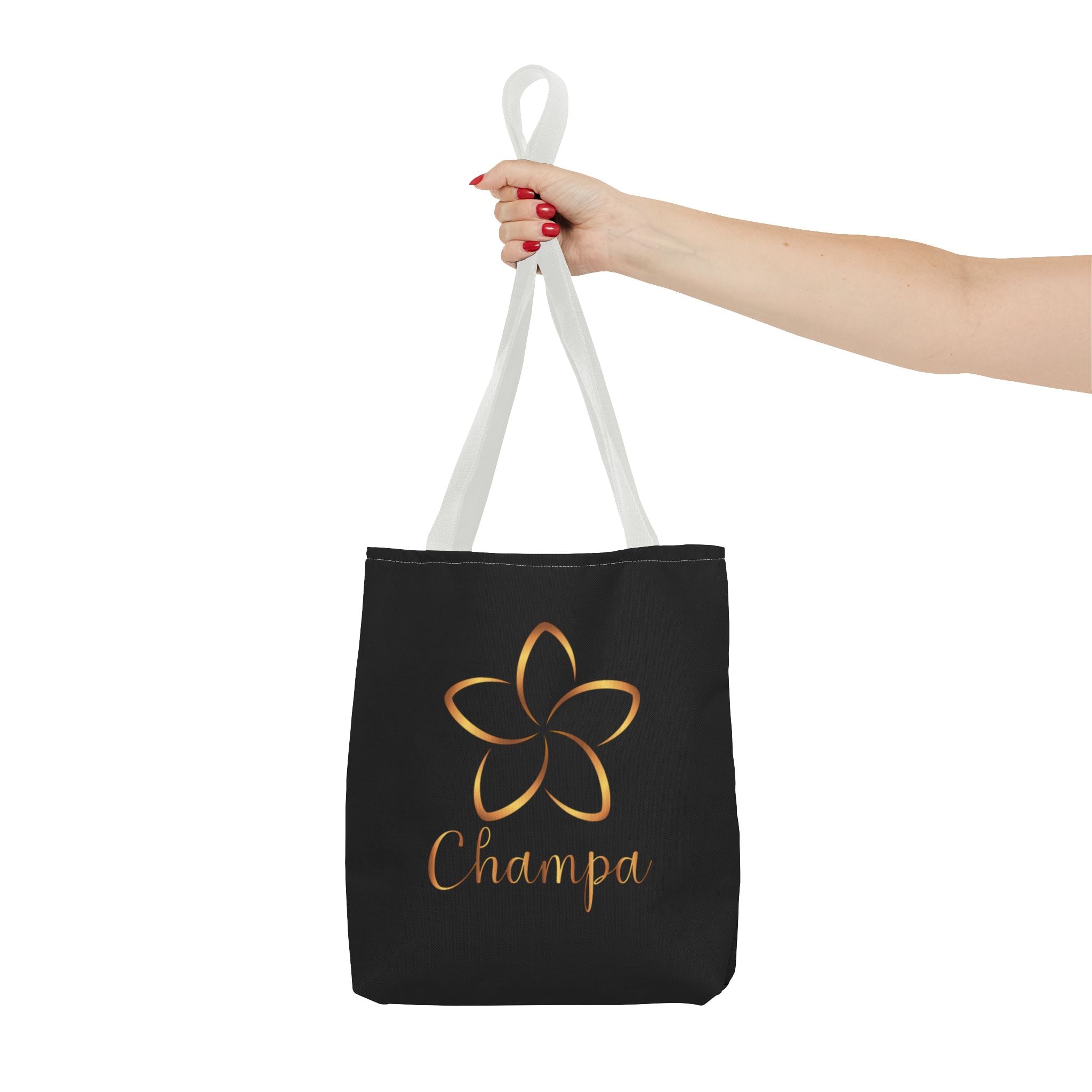 Champa Tote Bag | Inspirational Typography Canvas Tote - Image 12