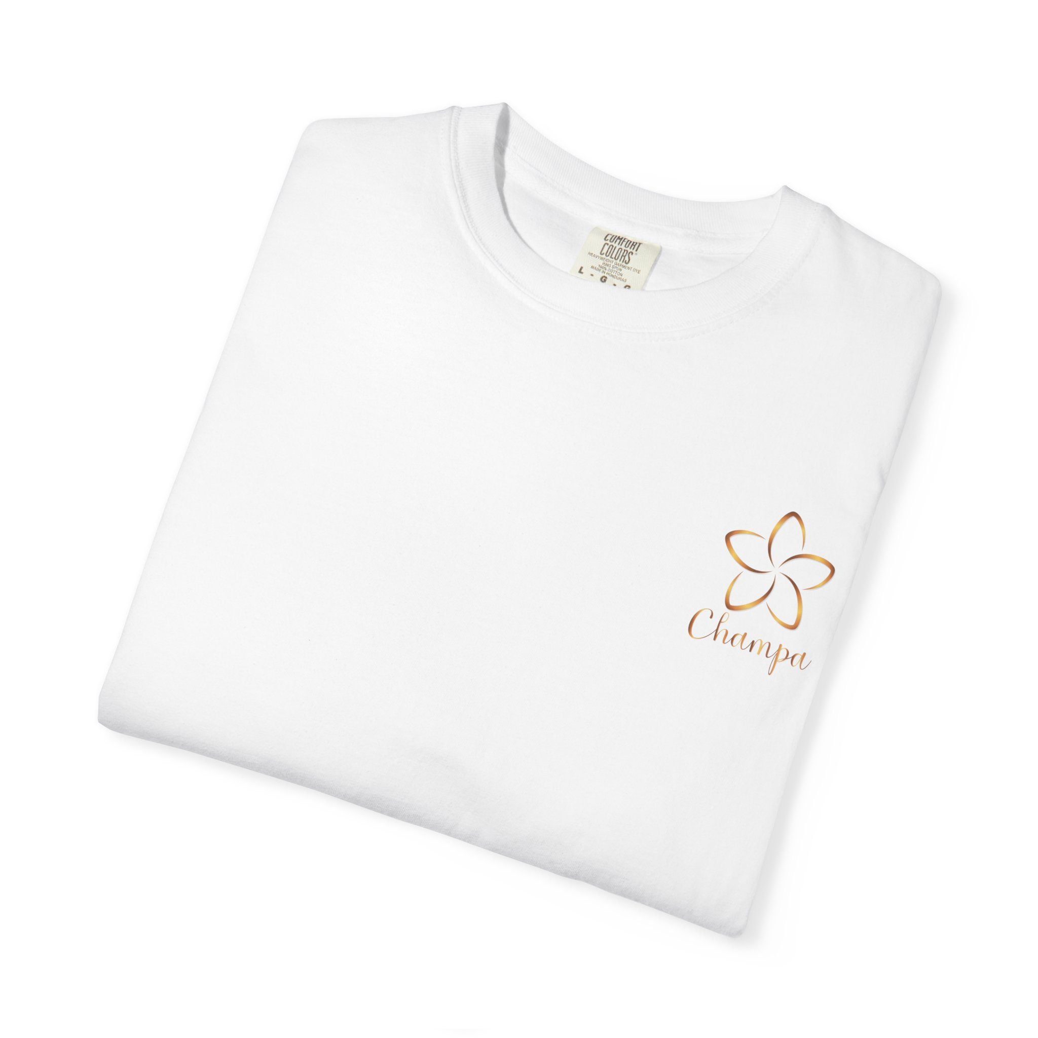 Champa T-shirt | Floral Logo Tee - Image 3