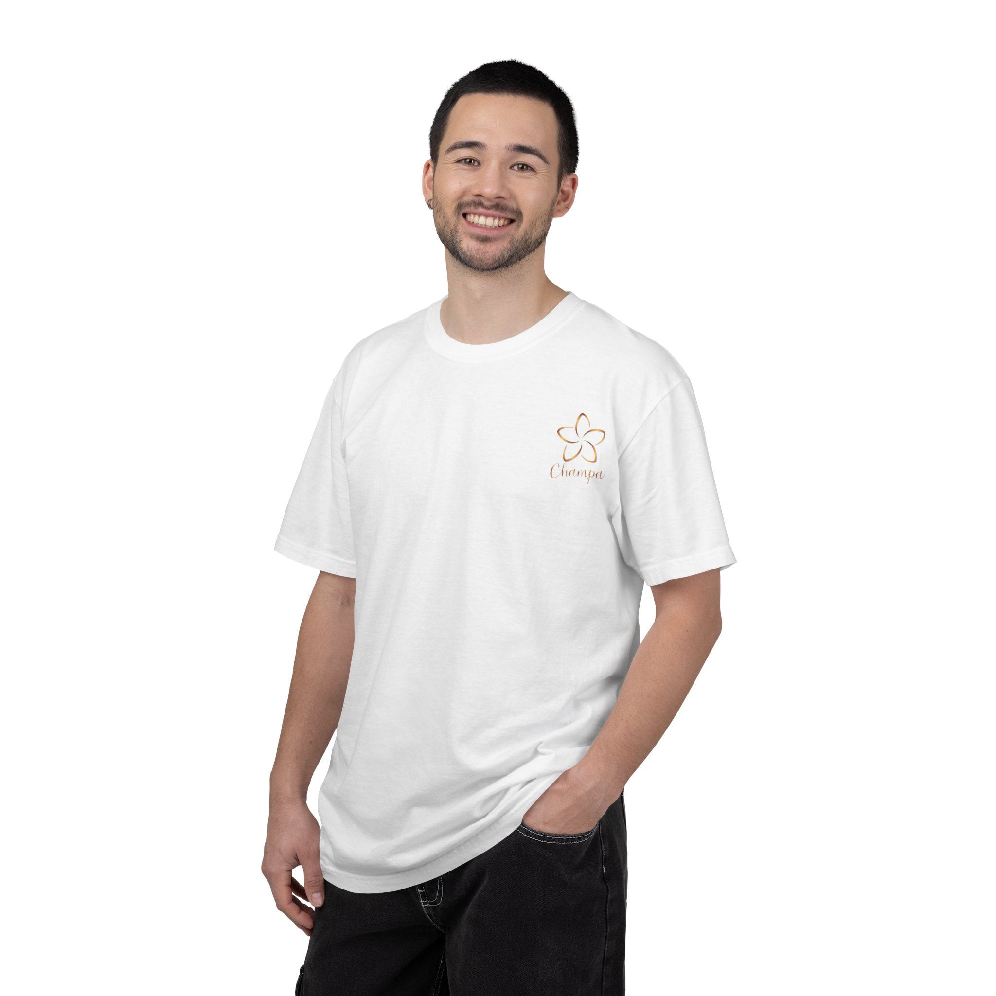 Champa T-shirt | Floral Logo Tee - Image 4