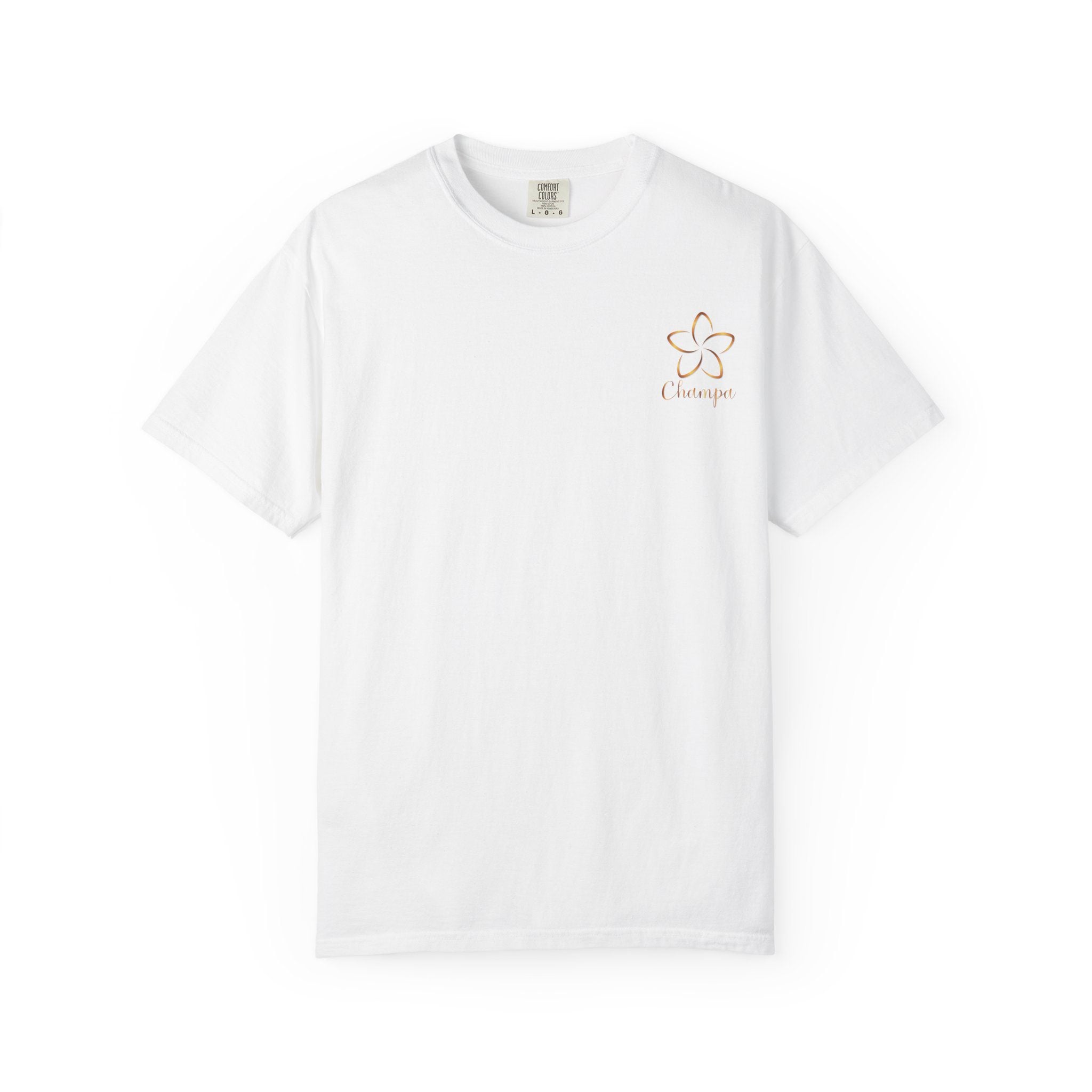 Champa T-shirt | Floral Logo Tee