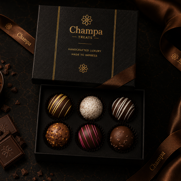 6-Piece Artisan Truffle Box