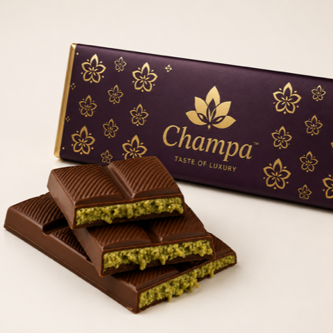 Gourmet Pistachio Chocolate Bar