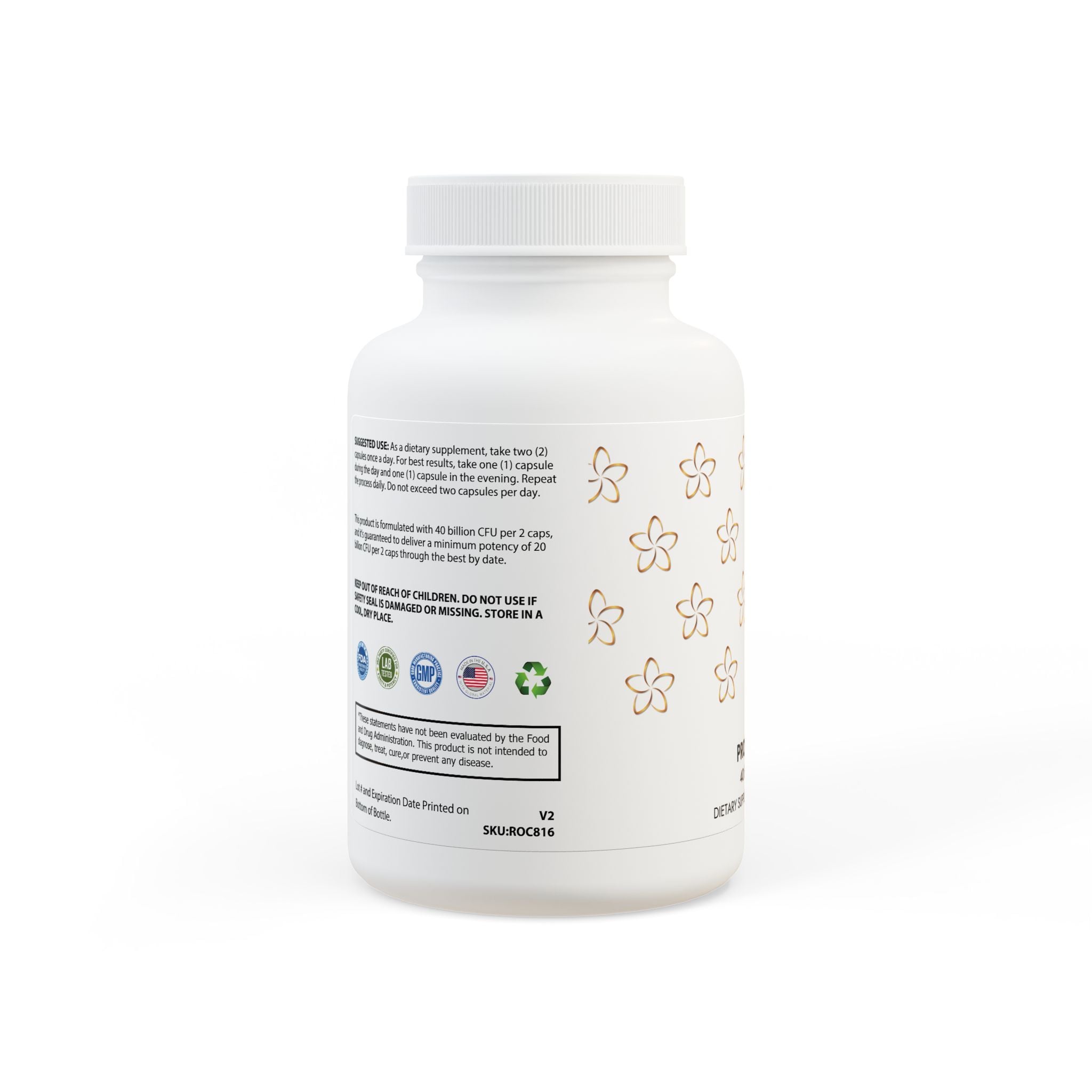 Probiotics Supplement (60 Capsules) - Image 2
