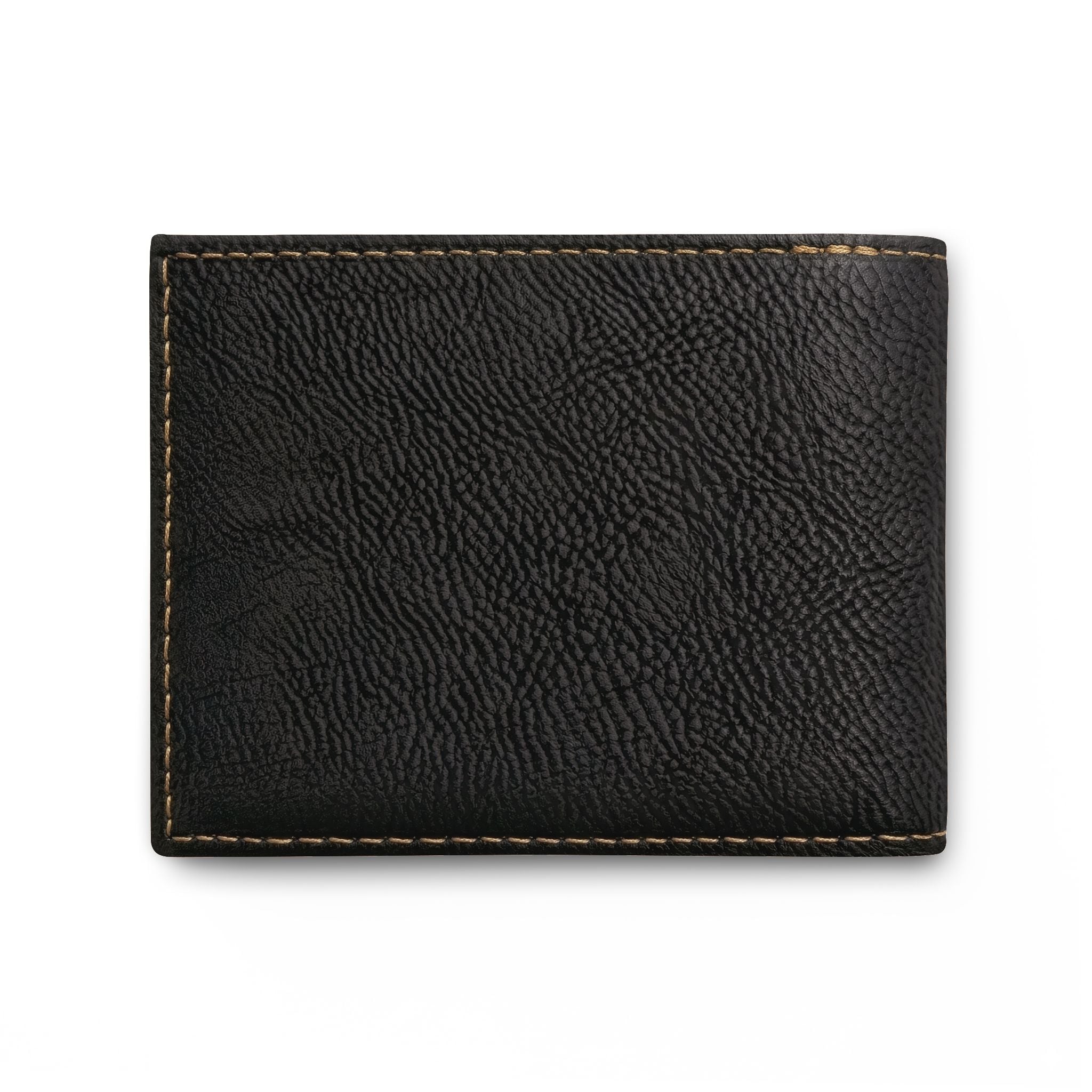 Champa Floral Bi-Fold Wallet — Personalized Leather Card Wallet with Flip - Image 2