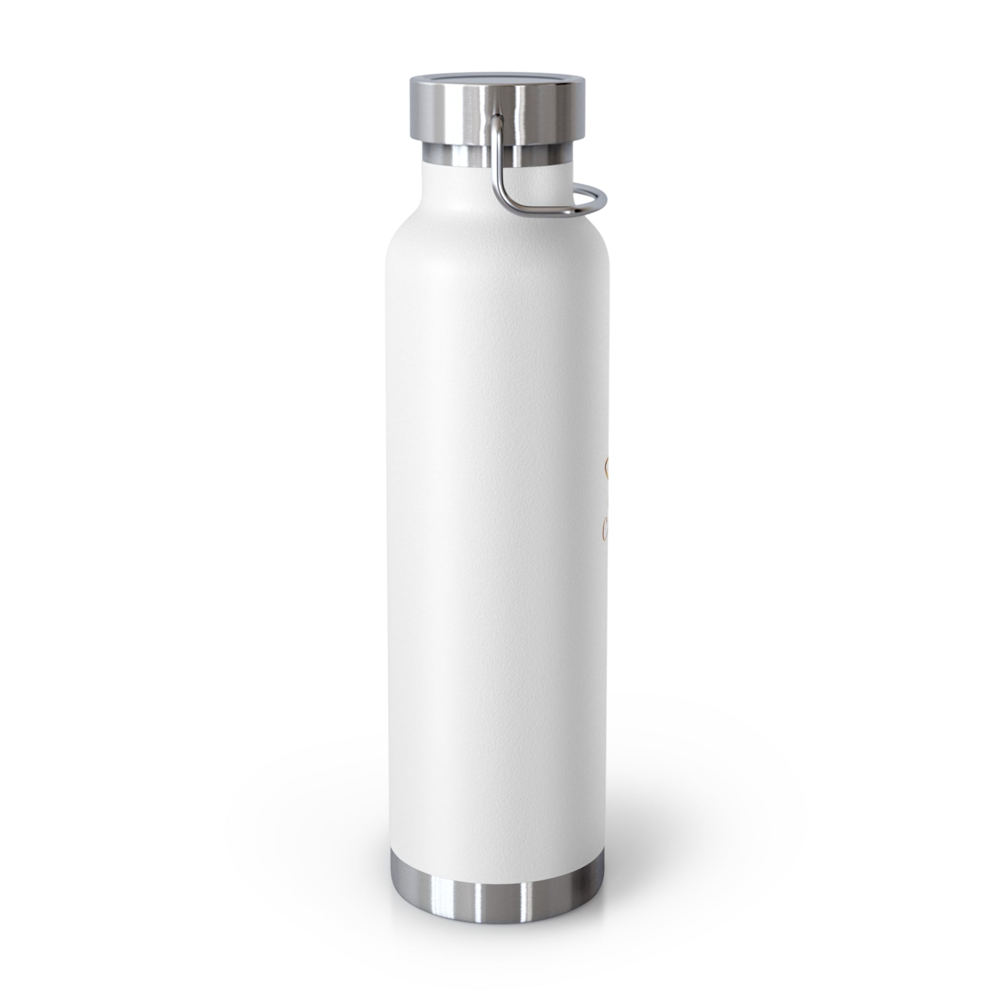 22oz Copper Vacuum Insulated Water Bottle — Stainless Lid, Keeps Drinks Hot & Cold - Image 2