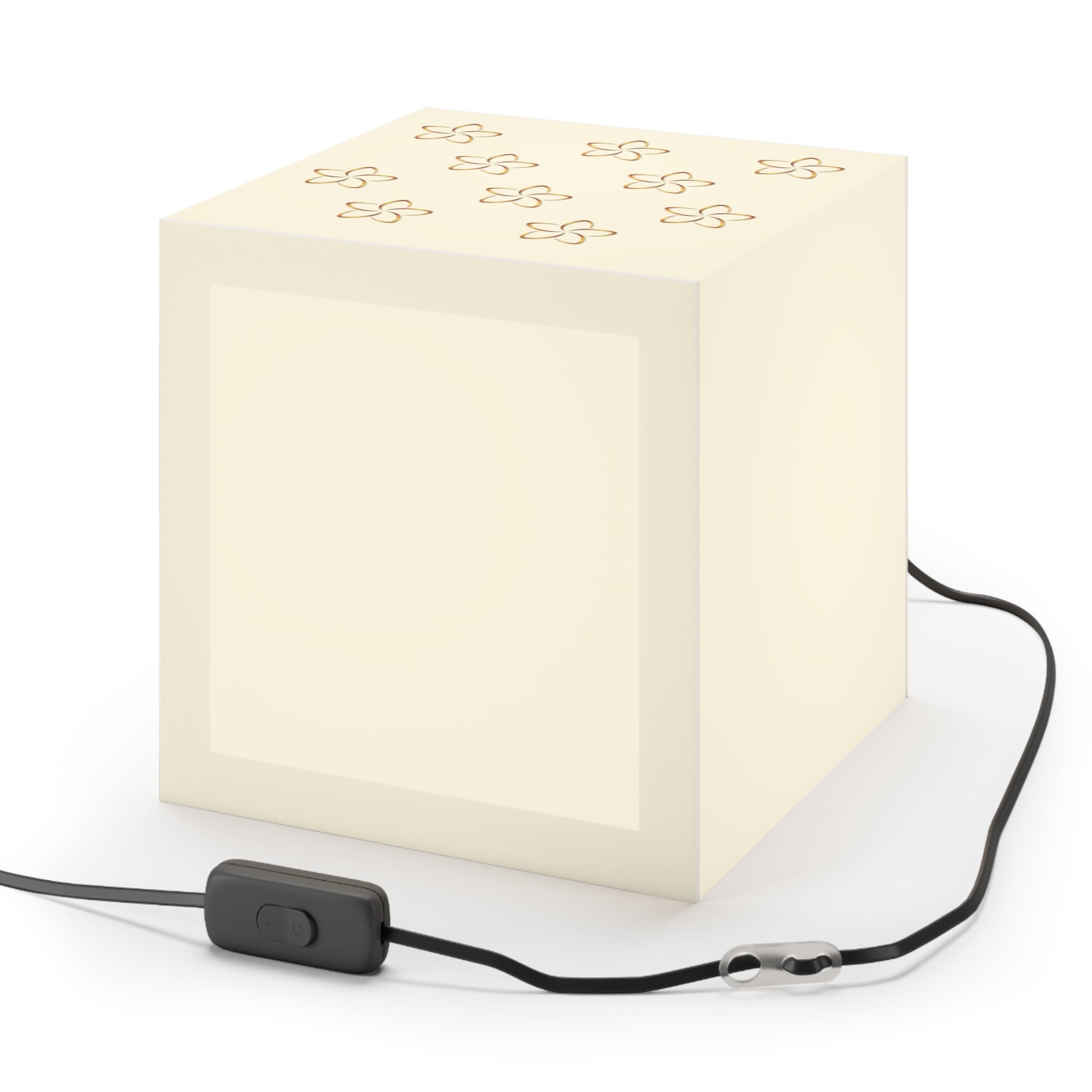 Flower Pattern Light Cube Lamp — Modern Ambient Hanging Lamp - Image 5