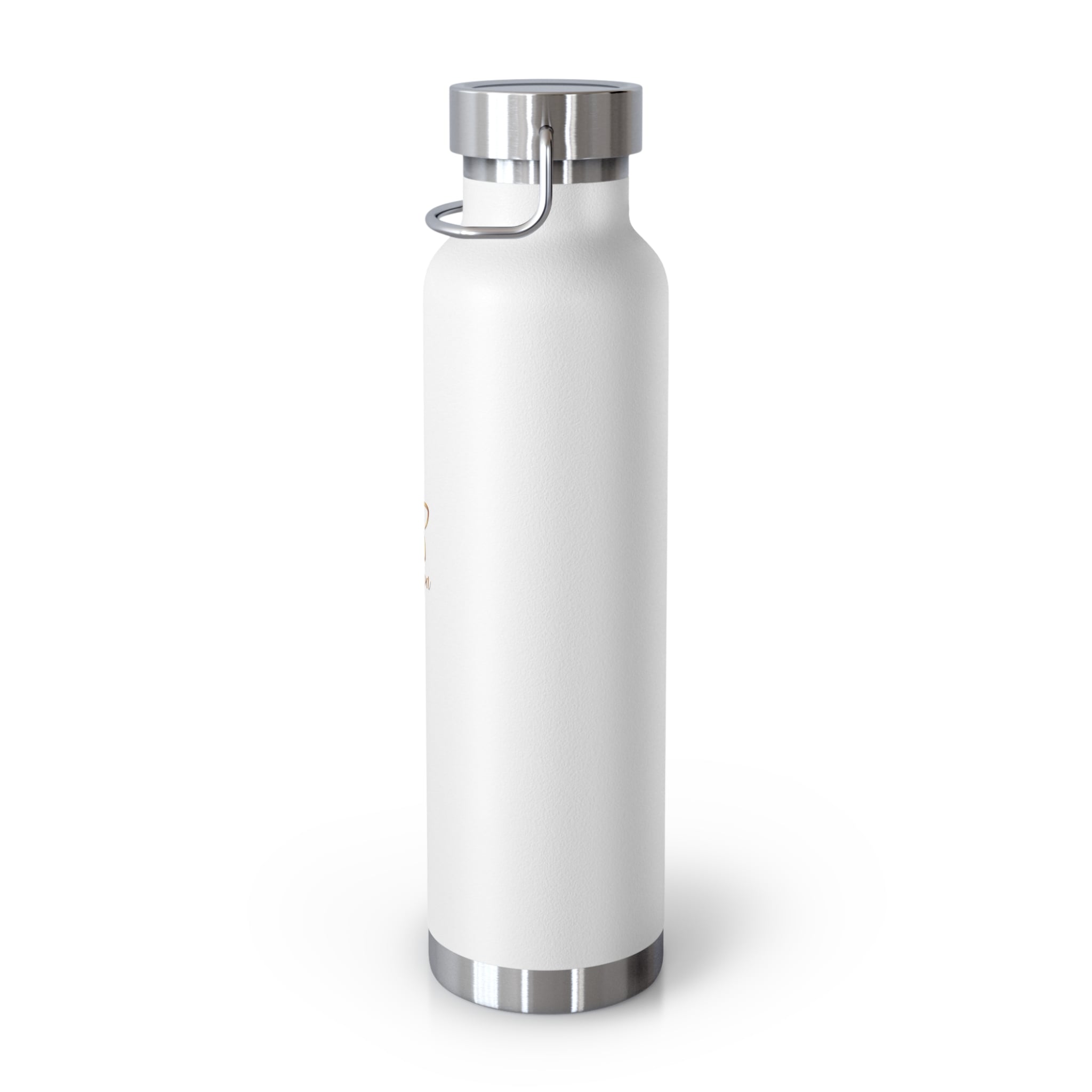 22oz Copper Vacuum Insulated Water Bottle — Stainless Lid, Keeps Drinks Hot & Cold - Image 3