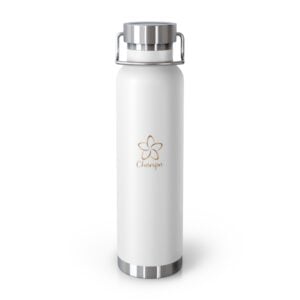 22oz Copper Vacuum Insulated Water Bottle — Stainless Lid, Keeps Drinks Hot & Cold