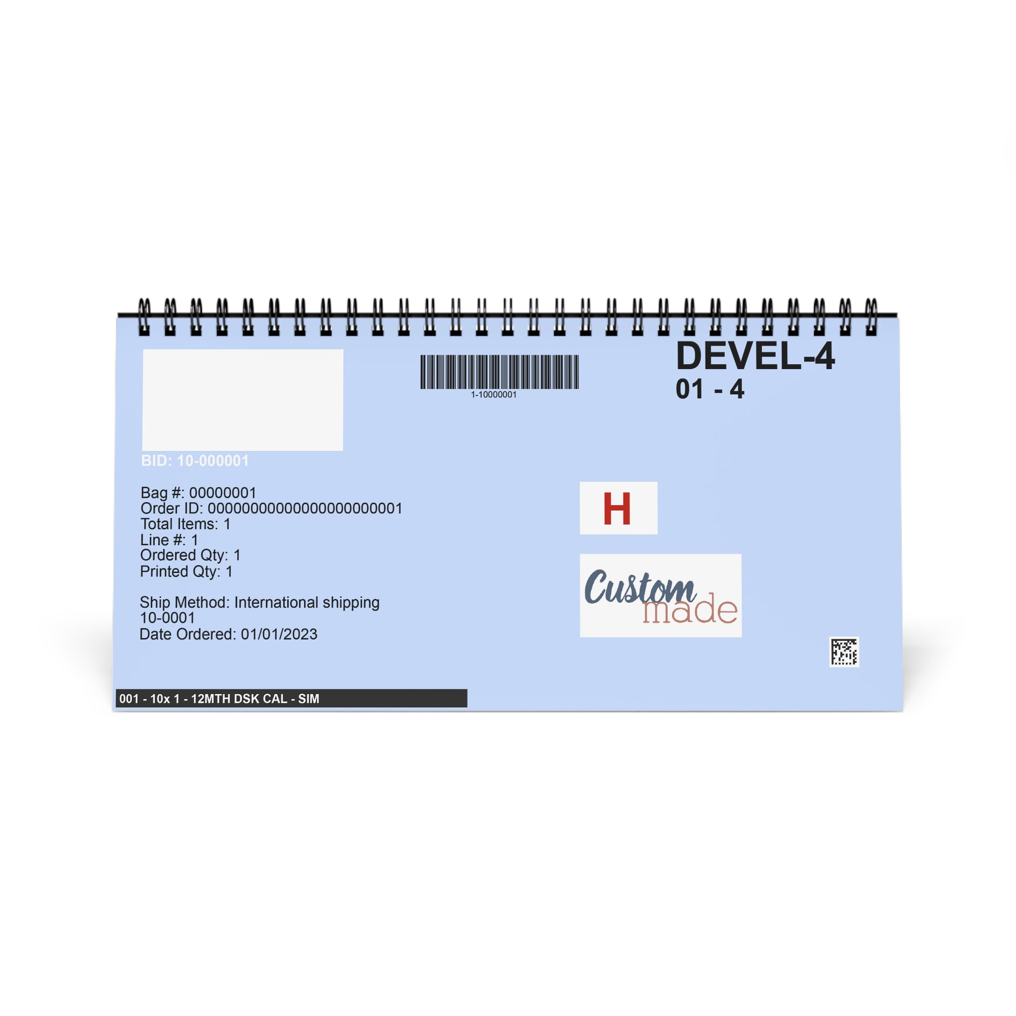 Desktop Calendar (2027 grid) - Image 3