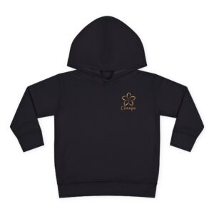 Toddler Hoodie with Gold Floral 'Cherupa' Logo — Cozy Pullover for Kids