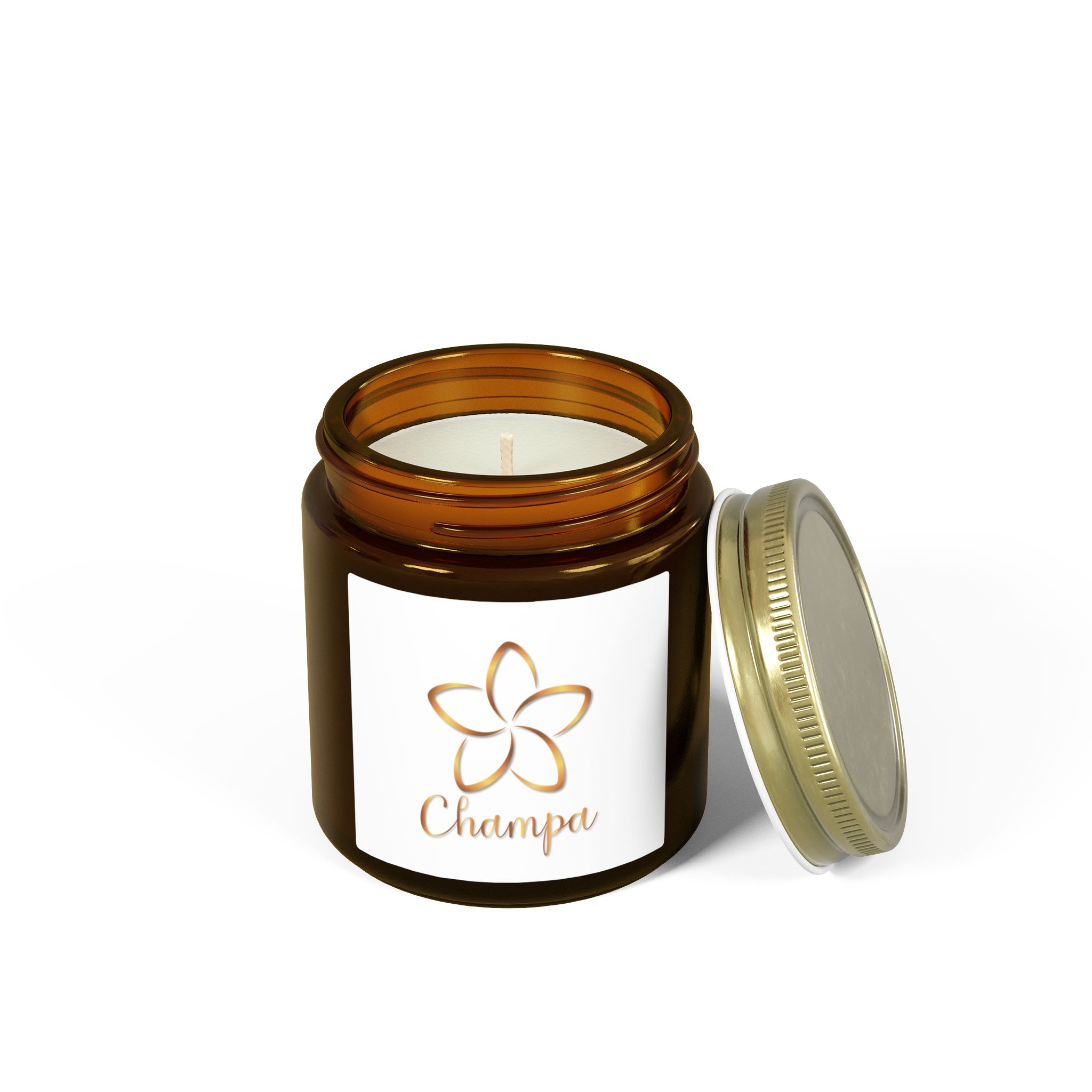 Champa Coconut Apricot Scented Candle (4oz & 9oz) - Image 54