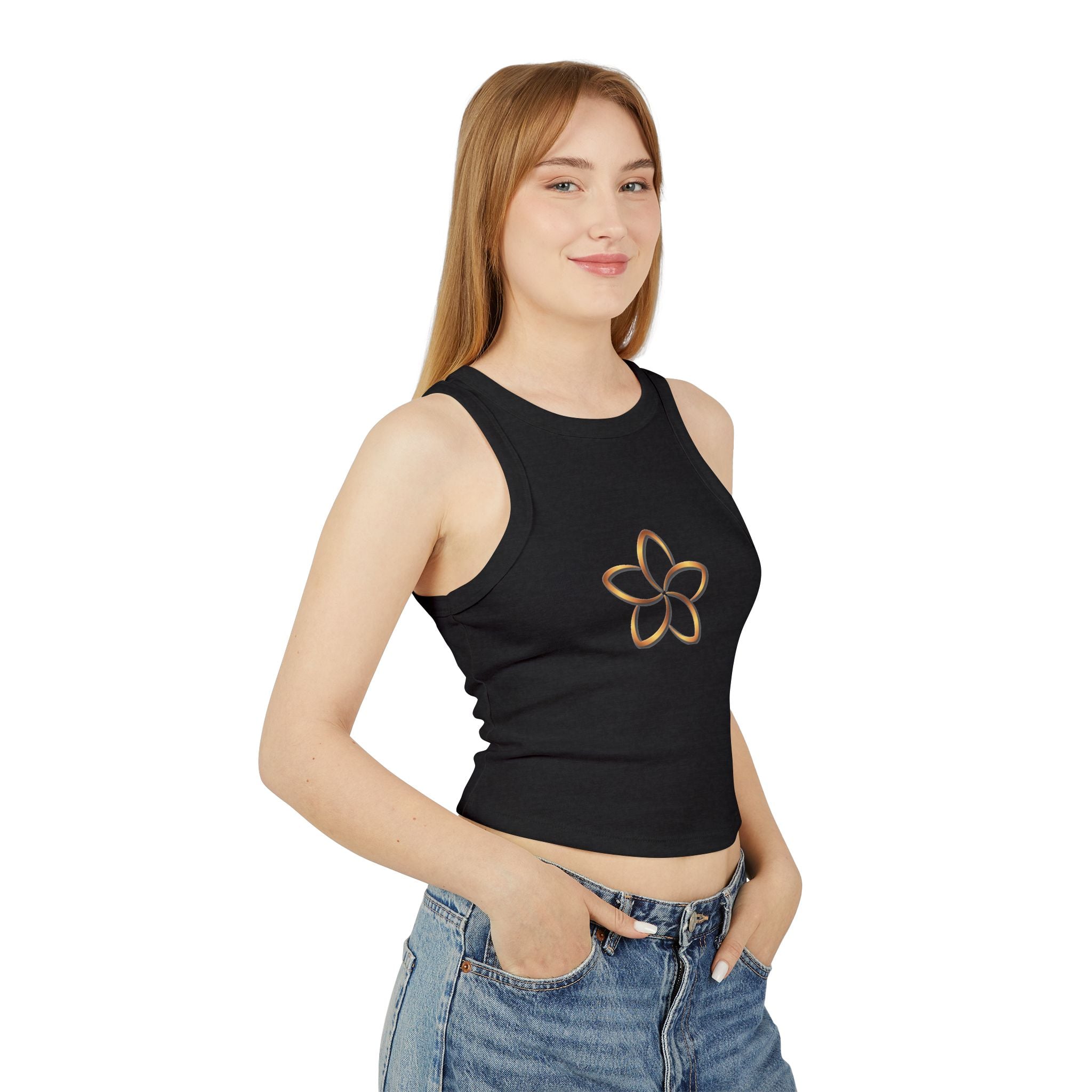 Women's Micro Rib Racer Tank Top - Image 7