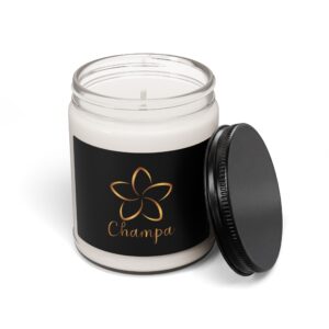 Champa Scented Soy Candle — 9oz Aromatic Jar Candle
