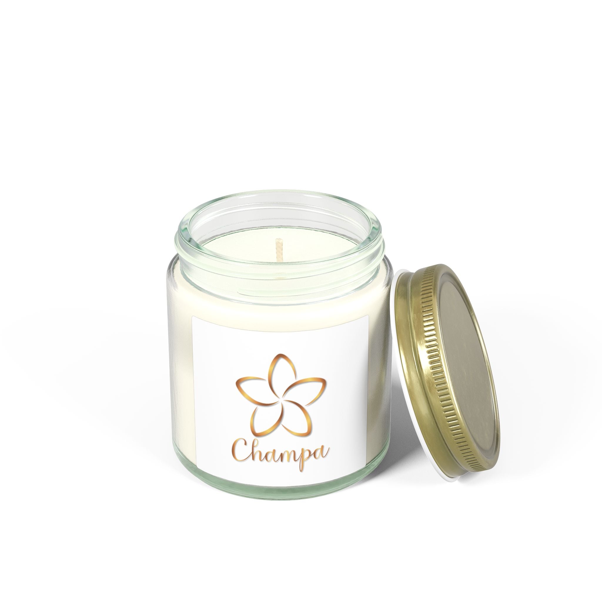 Champa Coconut Apricot Scented Candle (4oz & 9oz) - Image 30