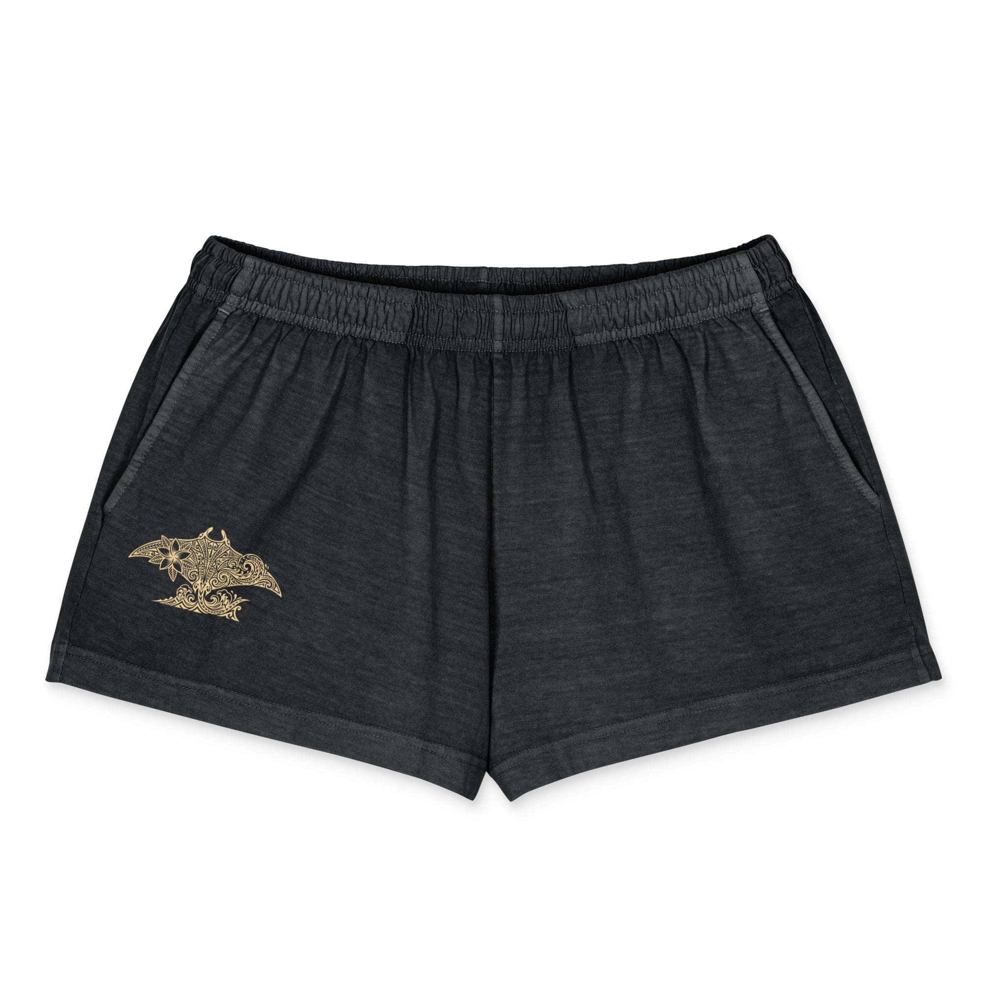 Women's garment-dyed shorts