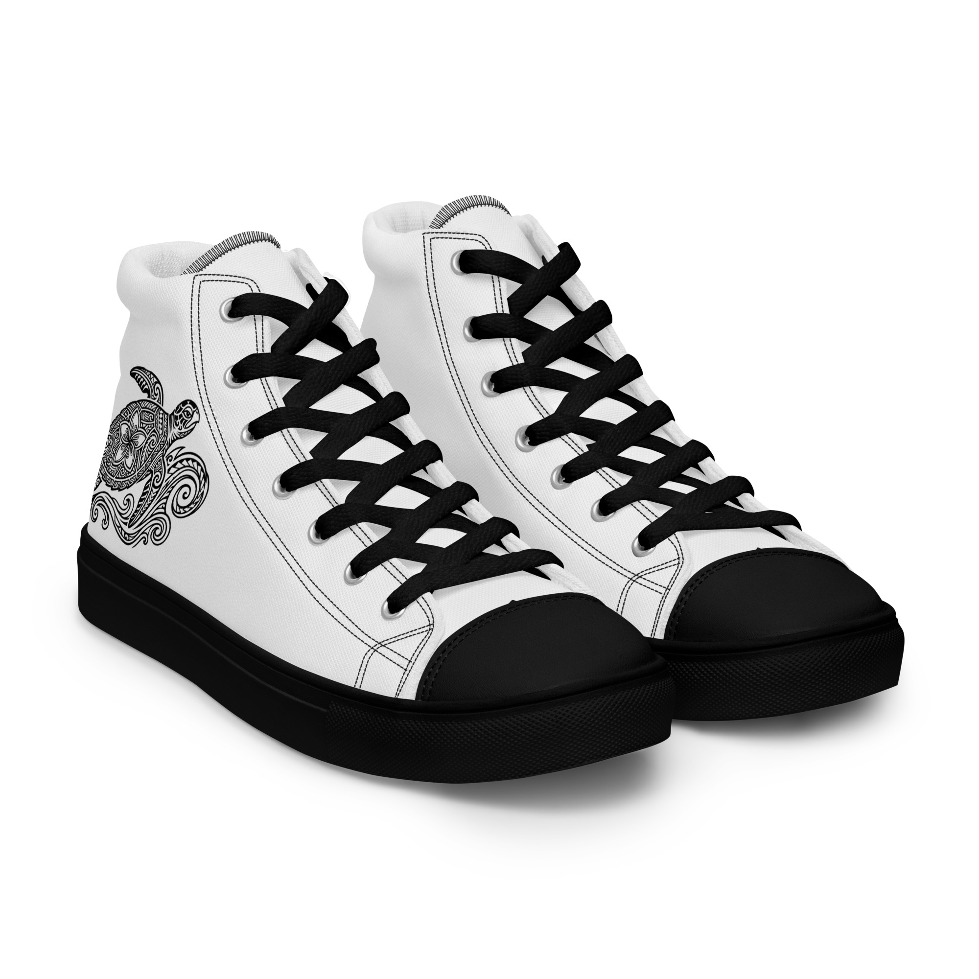 Women’s high top Honu canvas shoes - Image 3